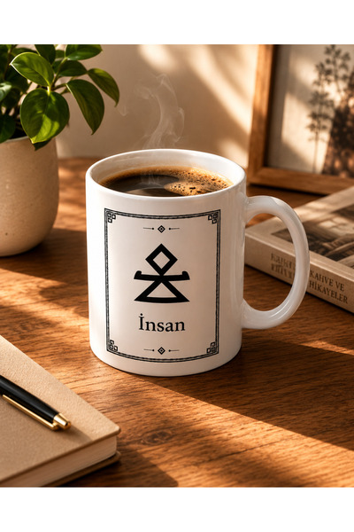 Tomris Hatun Anatolian Turkish Motifs Series, Human; Double-Sided Sublimation...