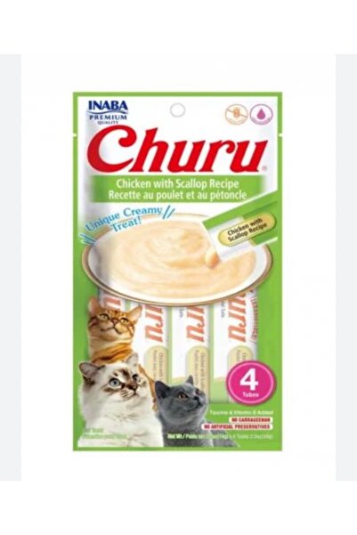 Inapa Inapa Treats for Cats Chicken Pate with Shrimp 4*14g