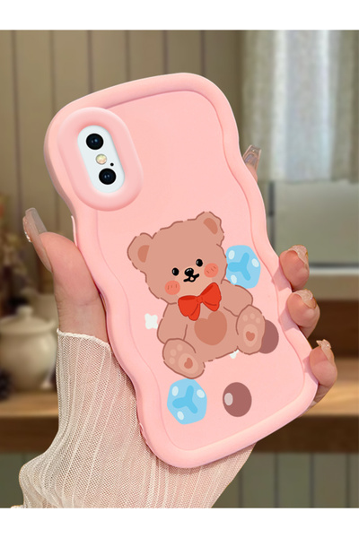 Hontinga حافظة متوافقة مع هاتف iPhone XS، حافظة حماية للكاميرا من السيليكون ب...