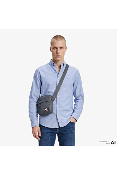 Tommy Hilfiger Oxford Erkek Mavi Gömlek
