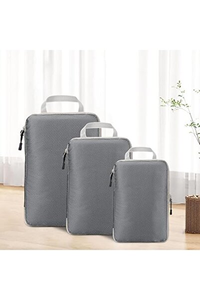 Arabest Compression Travel Packing Cubes, 3 Pack, Waterproof Nylon Organizer ...