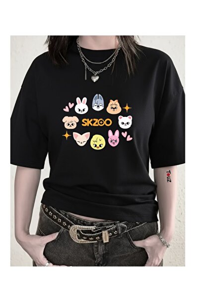 Touz Moda Stray Kids Karma Printed Unisex Oversized T-Shirts