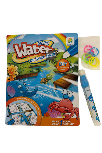 Simply Joy Carte de activități: Colorează și desenează cu apă magică, Carte d...
