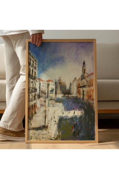 Pegziz Javier Montesol Tablosu Puerta del Sol |   Poster de artă înrămat cu p...