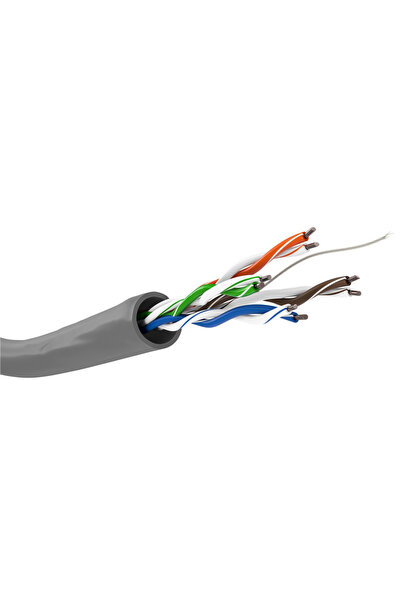 goobay καλώδιο δικτύου 95410, CAT 5e U/UTP, CCA, 305m, γκρι