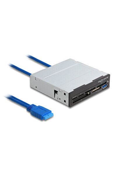 DELOCK Αναγνώστης καρτών USB 19 ακίδων 91759, CF/SD/micro SD/xD/MS/M2/USB, 5Gbps