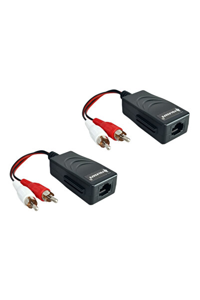 Folksafe audio extender FS-2001AA μέσω καλωδίου RJ45, RCA σε RCA, έως 1000m