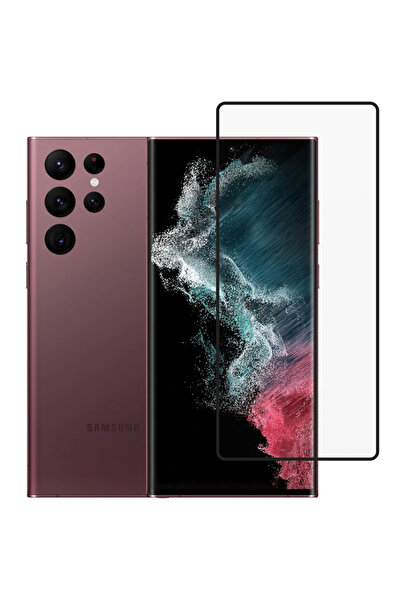 POWERTECH σκληρυμένο γυαλί 3D, πλήρης επικόλληση, Samsung S22 Ultra 5G, μαύρο