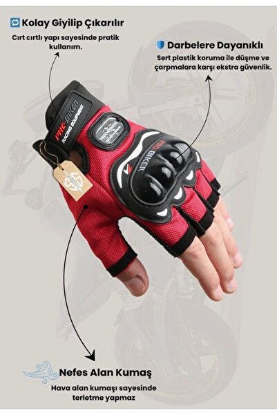 Lambbos Fingerless Coronal Summer Gloves