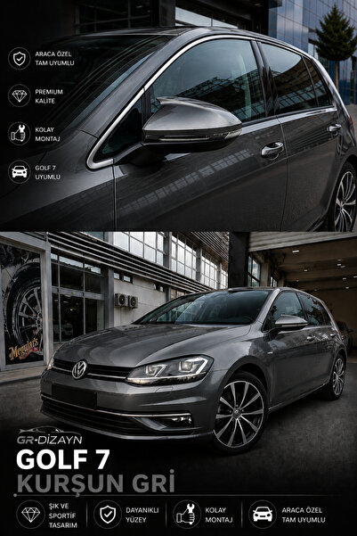 GR-Dizayn VOLKSWAGEN GOLF 7 2012+ ARACA ÖZEL BOYALI YARASA AYNA KAPAĞI A+(KUR...