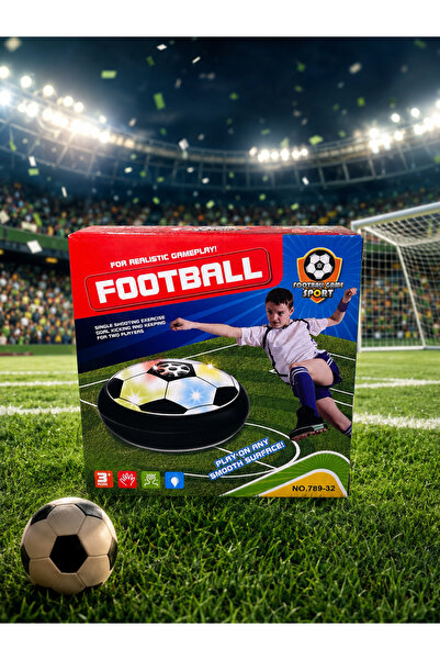 samatlı Küçük Boy Sünger Korumalı Led Işıklı Pilli Hover Ball Hava Futbolu Oy...