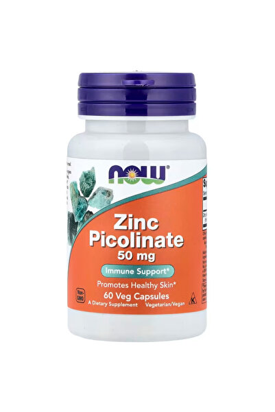 Now Foods Supplements, Zinc Picolinate 50 mg, Supports Enzyme Functions, Immu...