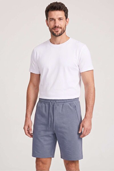 OBJE 202603 Men's Hidden Zipper Shorts