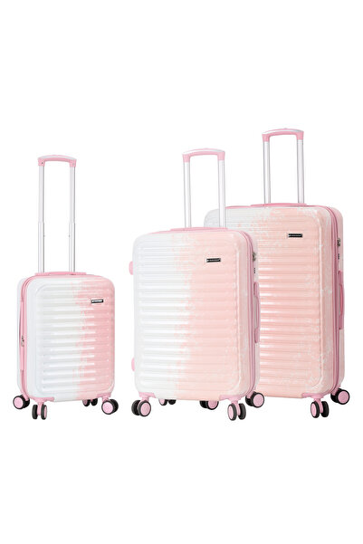 Madisson Set de trolere extensibile, 3 piese, fermoar antifurt, policarbonat,...