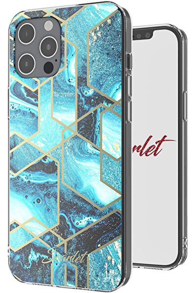 Ghostek Θήκη Stylish Scarlet Apple iPhone 12 Pro Max - Blue Waves