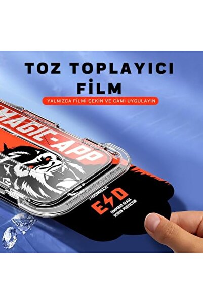 Yıldızan edl shop X-Gorilla واقي شاشة زجاجي لهاتف iPhone 14 Pro |   طلاء كامل...