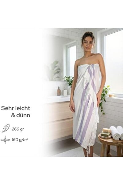 Yıldızan Nry Shop Lilac 2-Pack - 90 X 180 cm - Thin & Transparent - Silky Sof...