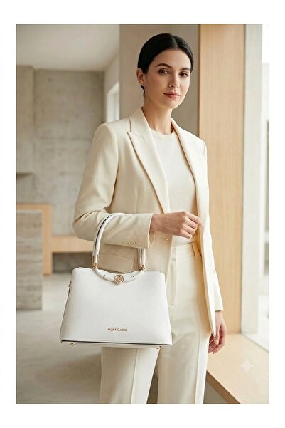 Guja Ac3022 Small Size, Stylish Three-Section Handbag That You Can Use in You...
