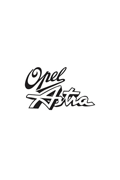 Amo-Stickers Стикер за кола OPEL Astra 30см Тъмно сив