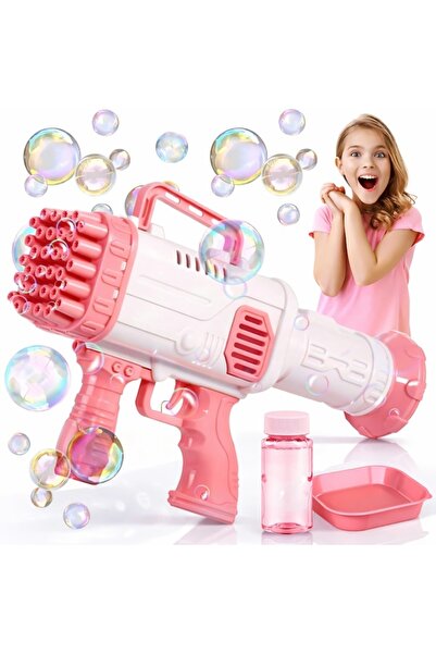 MACVI Pistol cu bule de săpun cu 32 de duze — Distracție fără sfârșit! 🥳 ✨
