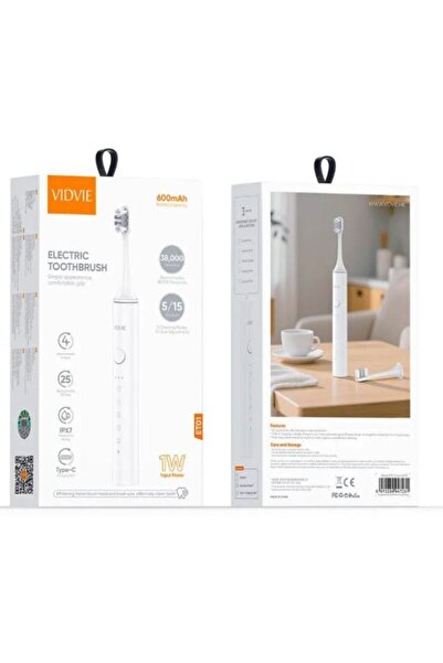 Vidvie Sonic Electric Toothbrush [White] [Type C]
