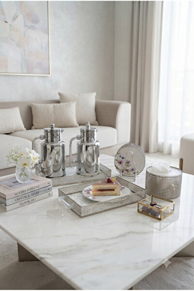 Generic Luxury Tea and Coffee Set with Serving Trays and Dessert Plate Set an...