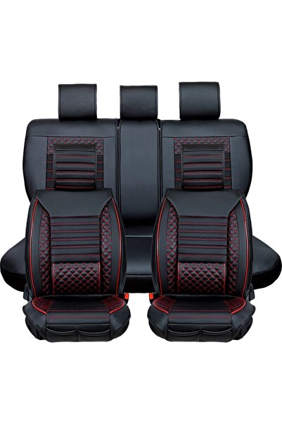 barototuning Dacia Lodgy 5-Seater Luxury Leather Car Seat Cover Rear 2+1 Piec...