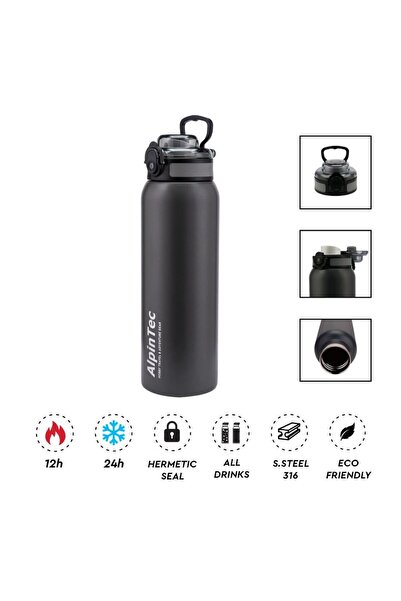 AlpinTec Παγούρι Θερμός Wayfarer 1000 ml Γκρι