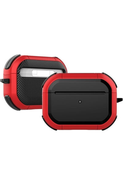 OEM Θωρακισμένη θήκη σε κόκκινο χρώμα για Apple AirPods 4