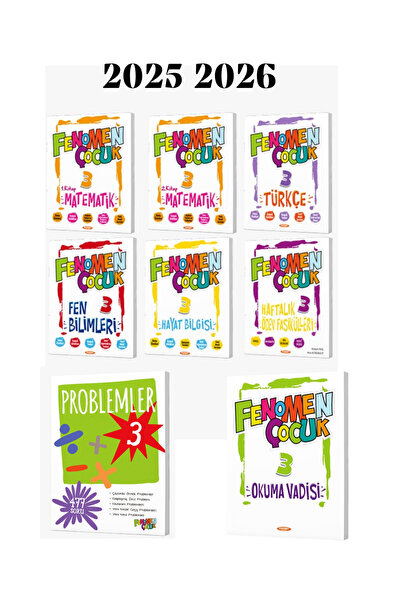 Fenomen Yayıncılık FENOMEN ÇOCUK 3.SINIF SÜPER SET