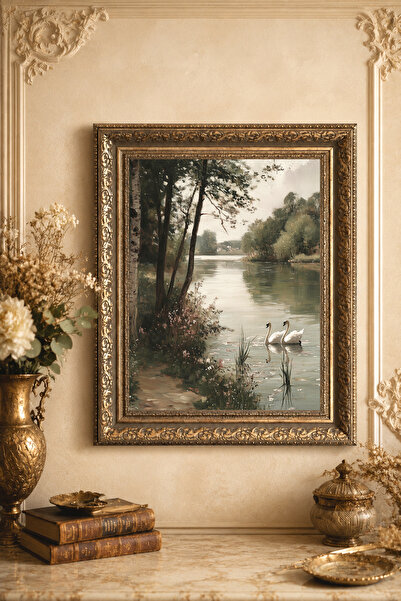 Tek Tasarım Vintage Framed Painting, Classic Antique Framed Painting Models