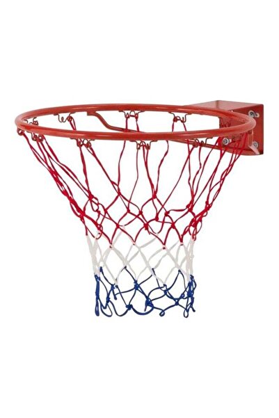 Arabest 2 Pack All Weather Nylon Basketball Nets, Red White Blue, Standard Ho...