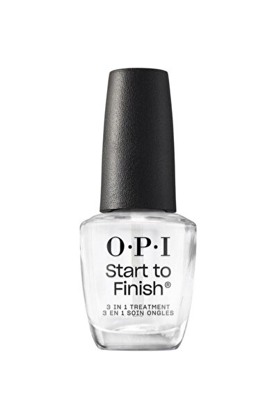OPI Tratament 3 in 1 pentru Unghii (Intaritor, Baza, Top Coat) - Start To Fin...