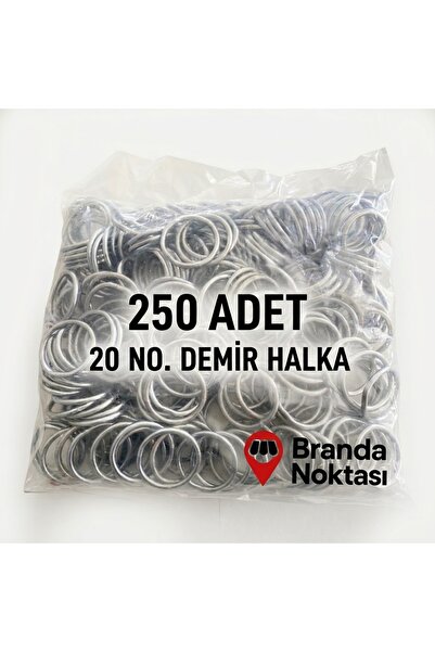 Branda Noktası 20 inele de fier pentru rulote, corturi, copertine 250 bucăți
