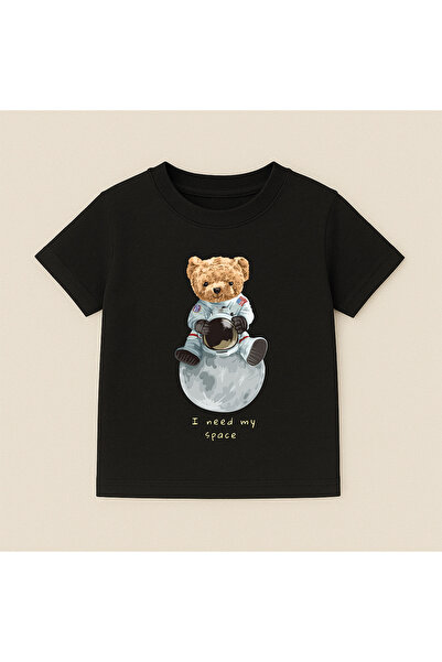 SVART WEAR Παιδικό και εφηβικό μπλουζάκι με στάμπα, βαμβακερό, με κοντό μανίκ...