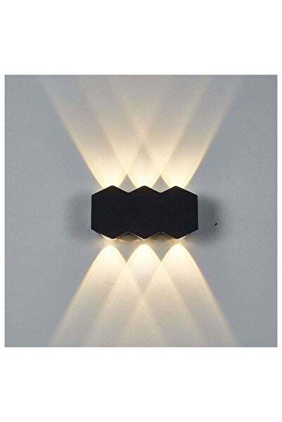 Danube Home Milano Outdoor Wall Light 2399-3W-2Way-WW-BLK - LED Up & Down Lig...