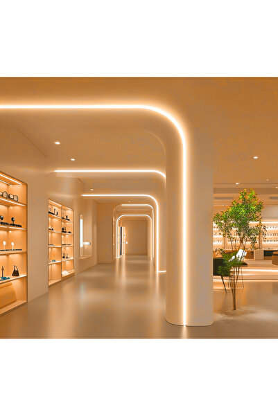 RISHANG Cob Şerit LED 24V – Metrede 480 LED – Yüksek Crı > 90 – Noktasız Aydı...