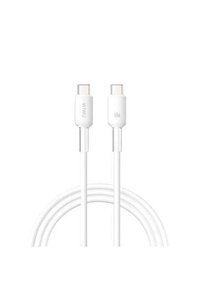 WIWU USB-C NeoLink Cable 2M 60W Flexible SIlicone White (C063)