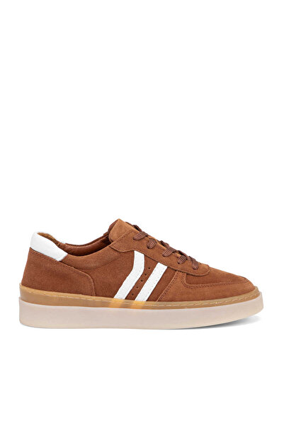 Tergan Taba Hakiki Süet Deri Kadın Sneaker - K26I1AY68421-K59