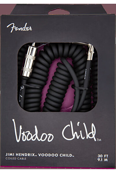 FENDER 0990823003 Hendrix Voodoo Child Coil Flat/L Tip 9m Black Instrument Ca...