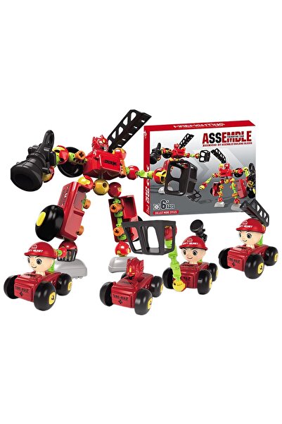 ToyMarkt Σετ Δομικών Τουβλών Πυροσβέστης 59 τεμάχια. 6+ Ετών 51x26εκ. 95460