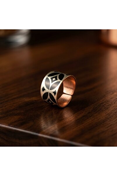 Erol Bakır New Series 1736 Bijouterie Ring 100% Hand Made Copper