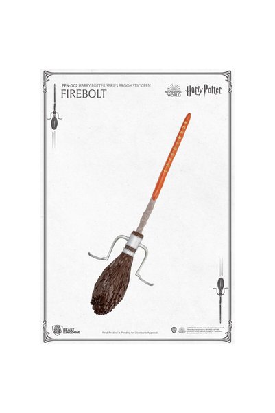 Beast Kingdom Toys Matura Pioro Harry Potter Firebolt Broomstick 29 cm, Multi...