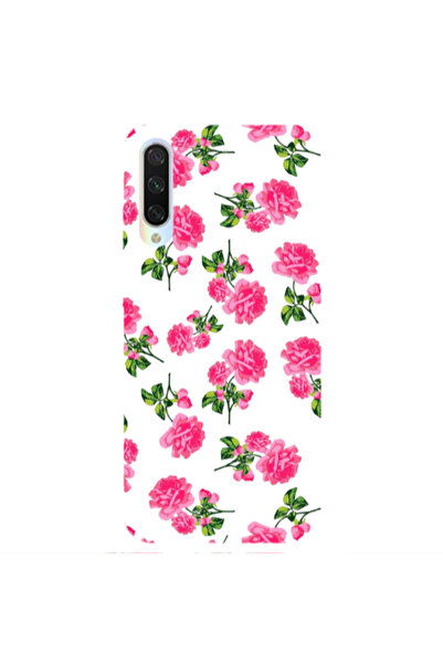 Other Xiaomi Mi 9 Lite Roses White Transparent Silicone TPU Θήκη