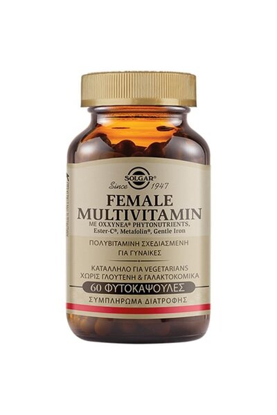 Solgar Female Multivitamin, 60v.caps