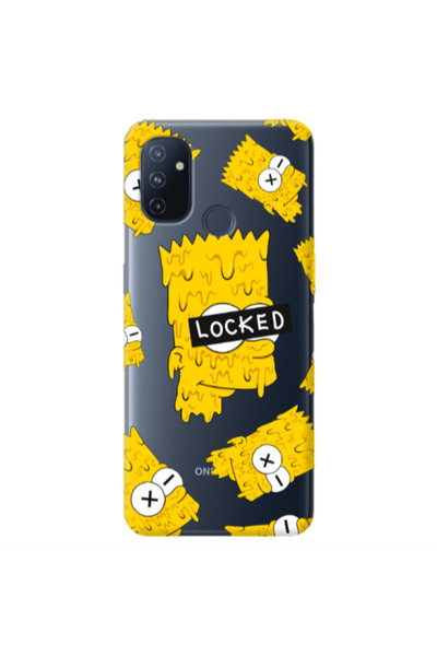 Other Oneplus Nord 100 Bart Simpson Transparent Silicone TPU Θήκη