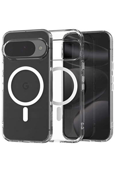 spacecase Θήκη Google Pixel 10 / 10 Pro Clear MagSafe Σκληρή Διάφανη με MagSa...