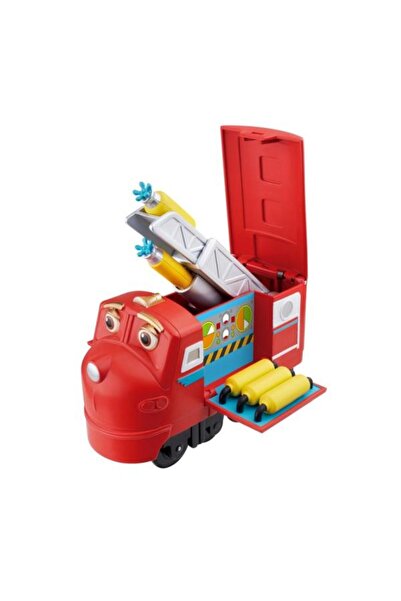 TM TOYS Locomotiva Wilson, Pop&Transform, 12x7x5.5 cm, Rosu