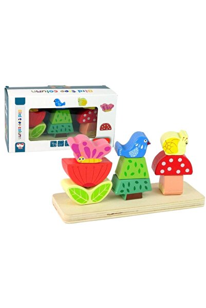 LeanToys Set de joaca copii, leantoys, Lemn, 3ani+, Multicolor
