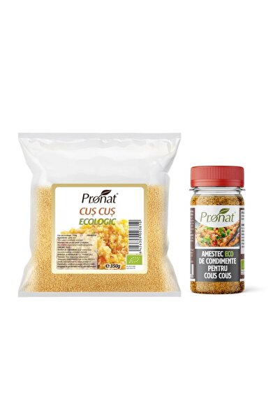 Pronat Pachet Bio pentru Couscous – Couscous 350g + Mix de Condimente 50g